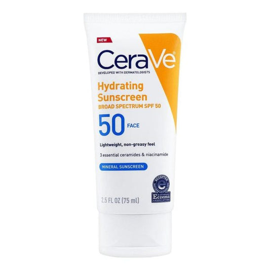 Cerave Hydrating Mineral Sunscreen Spf 50 | 100 Ml – Cerave Hydrating Sunblock